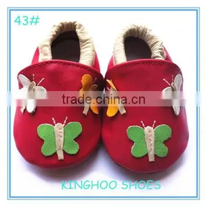 Red Flower Genuine Leather Walking Baby Shoes Soft Sole Baby Shoes Animal Design Baby Shoes thumbnail-1