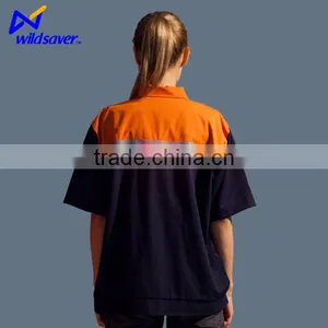 New Style Formal Reflective Safety Short Sleeve Uniform For Night Working thumbnail-6