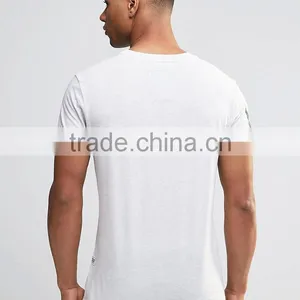 2017 Guangzhou Wholesaler Printed 180g 95% Cotton 5% Polyester Summer Short Sleeve T Shirt Stores thumbnail-2