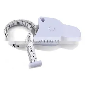Environmental Multifunctional Plastic PVC Plastic White Customized Fitness Measuring Tape for Promotion thumbnail-2