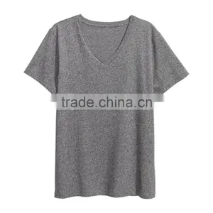 2017 Hot Sale Soft And Confortable Women Wear Blank Tshirt thumbnail-3