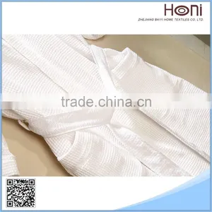 100% Cotton Waffle Hotel Spa Bathrobe thumbnail-4