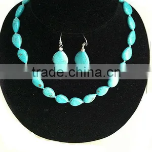 Hot Sale Kallaite Jewelry Set Fashion Jewelry Customized Jewelry 4 Different Stone Shapes thumbnail-4