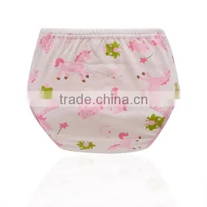 Hot Selling 7 Designs Leak-proof Baby Training Pants Full Printed Pure Cotton Baby Cloth Diaper thumbnail-4