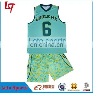 Reversible Mesh Basketball Uniforms /sublimated Blank Basketball Suits/teamwork Athletic Basketball Shirts/shorts thumbnail-5