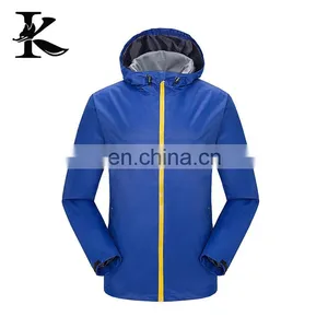 Spring Autumn Hoodie Lightweight Waterproof Windbreaker Jacket for Men thumbnail-1