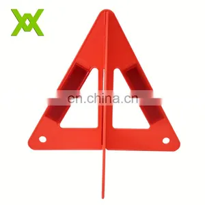 Car Emergency Kits Warning Sign Red Safety Reflective Flashing Light Warning Triangle thumbnail-1