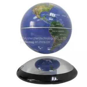6 Inch Metal Base Ufo Magnetic Floating Globe thumbnail-2