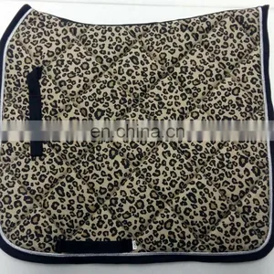 COTTON LEOPARD PRINT SADDLE PADS thumbnail-1