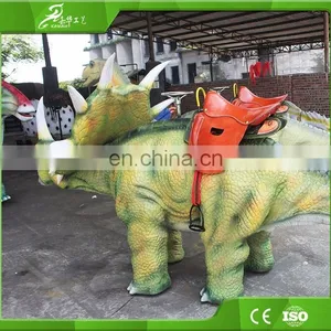 KAWAH Hot-Sale Amusement Park Outdoor Life Size Mechanical Dinosaur Ride thumbnail-4