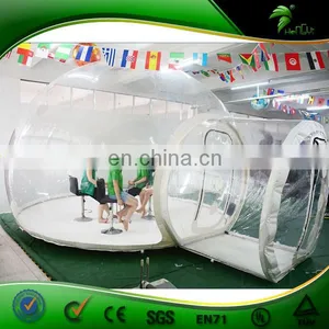 Outdoor Inflatable Clear Bubble Dome Tent / Igloo Inflatable Clear Tent / Transparent PVC Camping Tent thumbnail-1