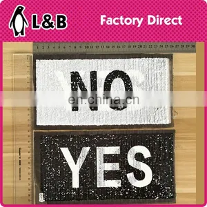 Fashion Embroidery Two Side Design Reversible Sequins Patch thumbnail-1