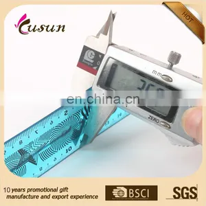 Fashion Design Promotional Logo Customized 15cm Straight Custom Plastic Ruler thumbnail-2