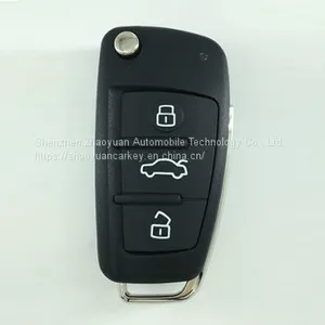 3 Button Audi Remote Control Flip Key for A4 231G thumbnail-3