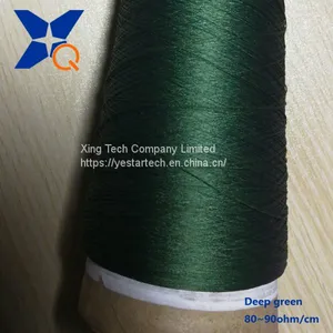 Copper Plated CuS Acrylic Conductive Filaments 150D/60F or 150D/80F Yarn for Anti Bacteria Socks/beddings-XT11322 thumbnail-4