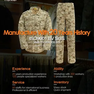 Wholesale T/C 65/35 Military Camouflage Battle Dress Uniform Bdu thumbnail-3