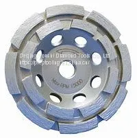 Double Row Segment High Frequency Diamond Cup Grinding Wheel thumbnail-1
