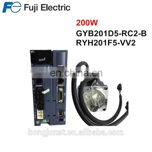 200W FUJI Motor Servo Motor Set GYB201D5-RC2-B + RYH201F5-VV2 thumbnail-1