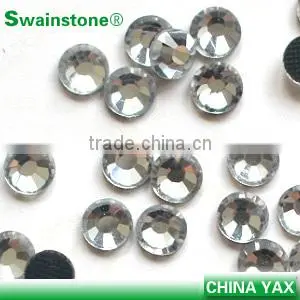 0922C HK Yax Swainstone Rhinestone Factory Round Flat Back Aquamarine Crystal Stone, Crystal Stone Hotfix, Crystal Stone Iron on thumbnail-3