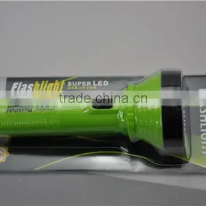 Iron & Plastic Led Flashlight With Difference Color Made in China thumbnail-1