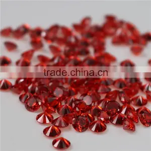 Wholesale Incomparable Beautiful 8mm Round Siam Zircon thumbnail-5