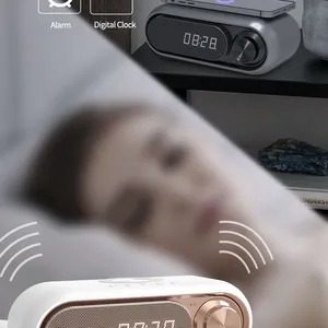 Wireless Charging Bluetooth Speaker 4000mAh Speaker Home Theater Shocking Surround Bass Column Computer Subwoofer thumbnail-3