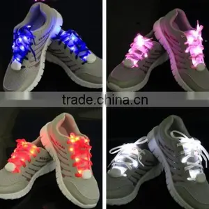 LED Shoe Laces Light Flashing Shoelaces Flat Laces Fashion Creative Gift 2016 thumbnail-1