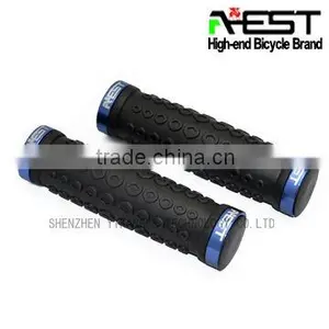 AEST TPR Rubber Bicycle Handle Bar Grips YGR91BL thumbnail-1