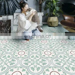 200x200 Green Small Tiles Garden Balcony Bathroom Wall and Floor Tiles thumbnail-1