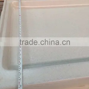 Hotel Bathroom Cultured Marble Shower Base, Shower Tray, Shower Pan thumbnail-2