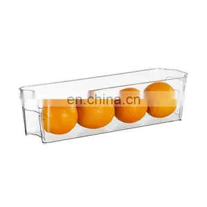 Airtight Fridge Organizers Set With Lid and Storage Clear Box Bins Bpa Free Food Storage Container Set Food Plastic Container thumbnail-4