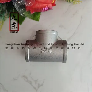 Sanitary Pipe Fitting Stainless Steel Equal Tee TB thumbnail-2