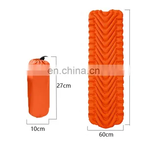 Winter Inflating Insulated Camp Sleeping Pad Mat Mattress For Camping Inflatable Outdoor Sleeping Pad thumbnail-2