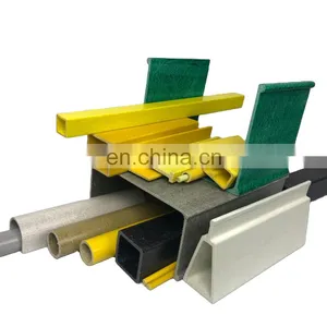 Fibreglass Reinforce Plastic FRP GRP Pultruded Fiberglass Frp Tube Frp/Grp Pultrusion Profiles thumbnail-1