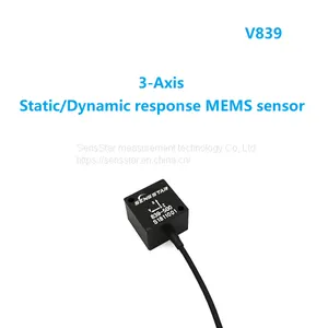 V839 3-Axis Variable Capacitance(VC) MEMS Accelerometer, Vibration Sensor thumbnail-1
