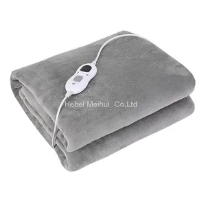 Thick Soft Flannel Heated Plush Warm Winter Throw Electric Blanket 110V For Home thumbnail-1