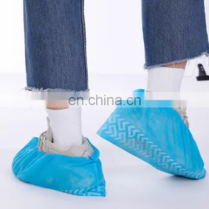 Factory in Stock Disposable Overshoe Non Woven Shoe Cover 17*41cm With or Without Anti-slip thumbnail-4