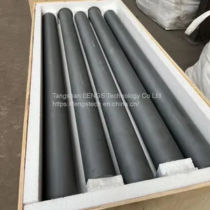 SiSiC Radiant Tubes, Silicon Carbide Ceramic Tubes, RBSiC Protective Tubes thumbnail-3