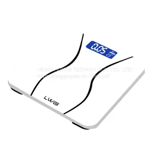 180KG Personal Body Weight Weighing Scale Tempered Glass Paltform thumbnail-1
