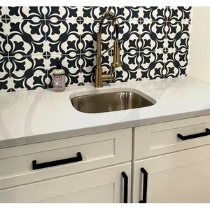 Code：2038，Calacatta Artificial Stone Quartz Slab Kitchen Countertops thumbnail-3