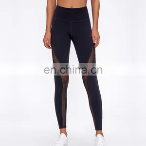 Clothes Fitness Wear Wholesale Women Mesh Yoga Pants Leggings Newest Ready to Ship Private Label High Quality Fabric Sportswear thumbnail-5