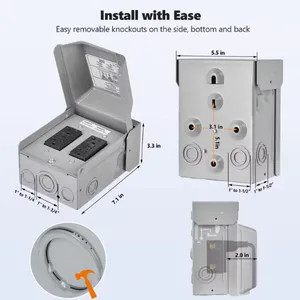 20A RV Panels With NEMA5-20R GFCI Outlet thumbnail-4