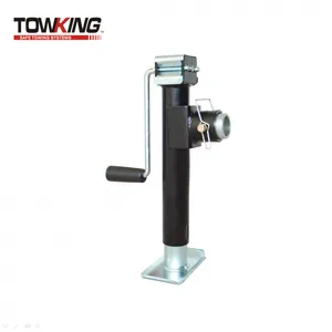 Round Pipe-Mount Swivel Jack Footplate Side Wind 10