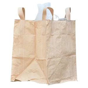 Type A Coated Agriculture Bags Heavy Duty 500kg to 1 Ton Two-point Lift Bags for Grains, Seeds, Briquettes, Pellets, Cement thumbnail-5