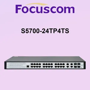 Managed PoE Switch 24 Port 1G RJ45 Port Enterprise Network Switch With 4 Combo SFP Ports POE Switch Focuscom S5700-24TP4S thumbnail-2