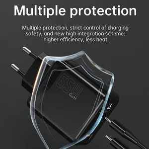 35W Dual USB-C PD QC3.0 Fast Charging Compact Power Adapter for Mobile Devices thumbnail-4