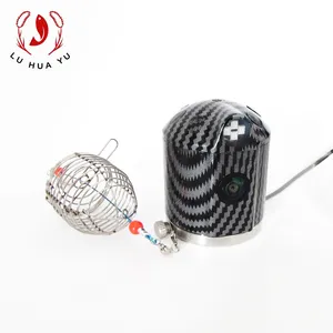 Luhuayu Portable Underwater Visual Fish Finder Infrared Night Vision Bait Cage Compatible for Outdoor Fishing 20M Cable Length thumbnail-4