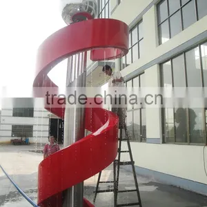 Modern Large Famous Arts Abstract Stainless Steel Fountain Sculpture for Outdoor Decoration thumbnail-1