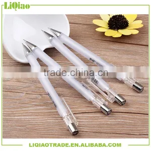 White Mechanical Pencil 0.5mm With Frosted Penhoder for Office thumbnail-1