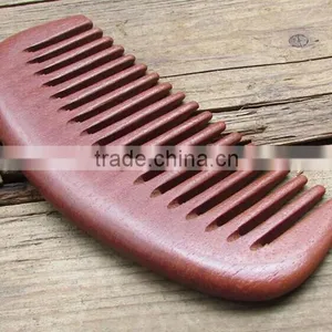 Hot Sale High-end Red Sandalwood Beard Comb thumbnail-3